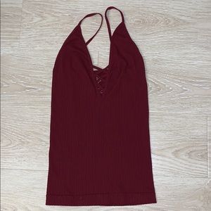 Free People Burgundy Cami XS/S